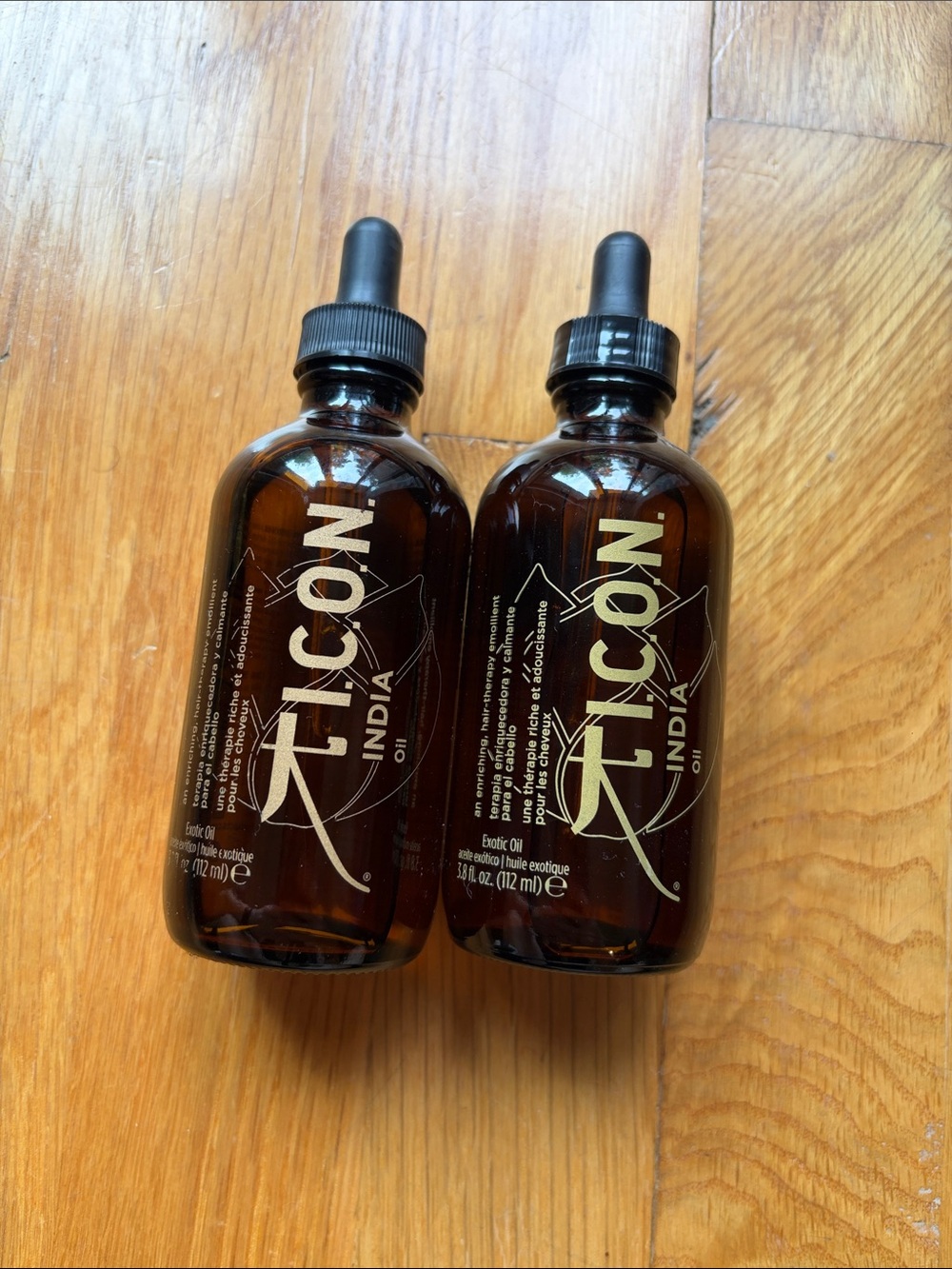 ICON India Exotic Oil - Brown Glass Dropper Bottle (Pack of 2)